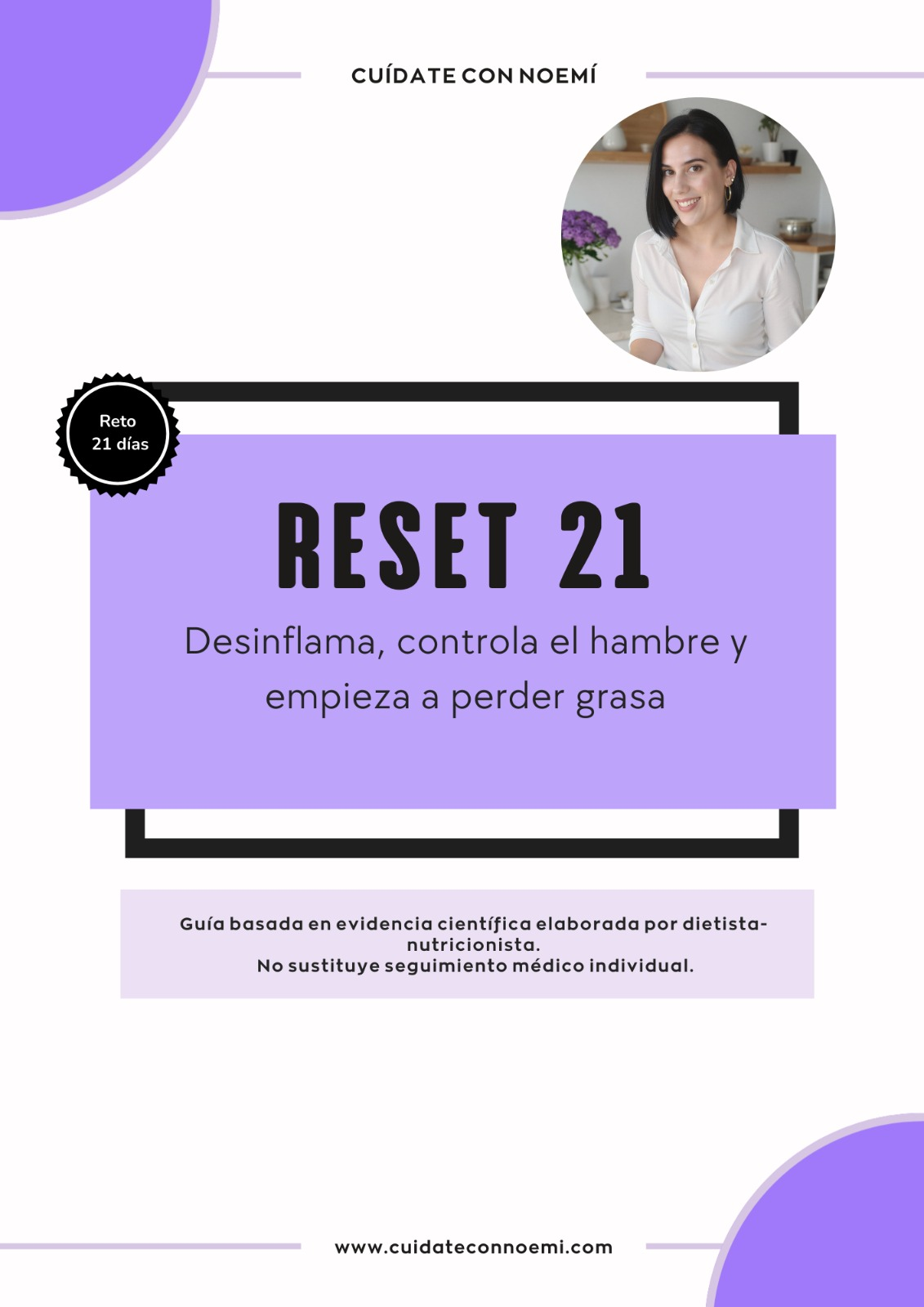 Reset 21: portada del programa